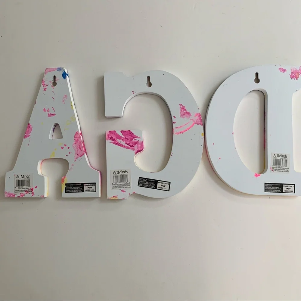 AGD Alpha Gamma Delta sorority sunset  and palm trees hand painted wall art